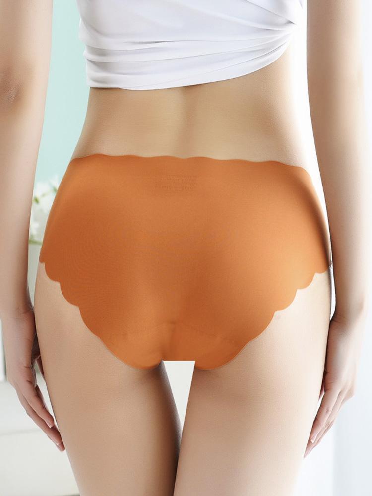 Mutandine senza cuciture da donna Sexy intimo di seta Comfort intimo Mutandine a vita bassa da donna Lingerie femminile K136