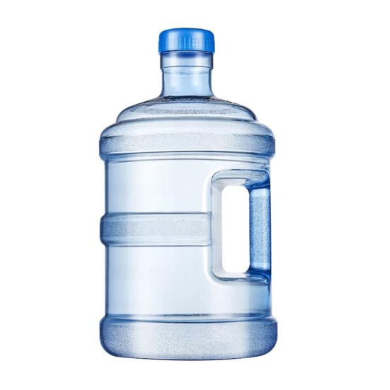 Großer Wasserkrug mit Griff und Deckel, Wiederverwendbare Spender, Versiegelbarer Drehverschluss, Lebensmittelechter Kunststoff, Transparente Flasche für Zuhause und Büro