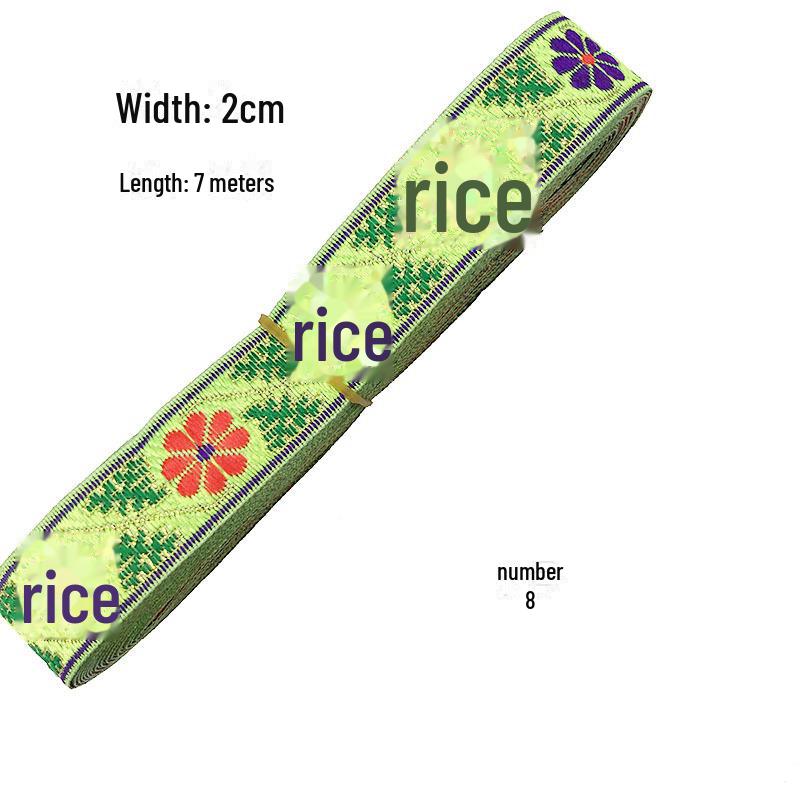 Pânză jacquard etnică: Accesorii și decorațiuni interioare Hanfu de 2 cm