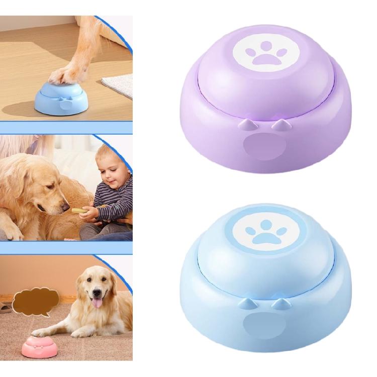Dog Voice Button Recording Communication Button Dog Training Toy Gift