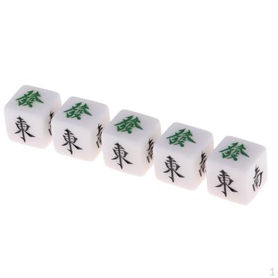 Windwürfel-Set – Südost-Nordwest-Mitte für Ihr Mahjong-Spiel