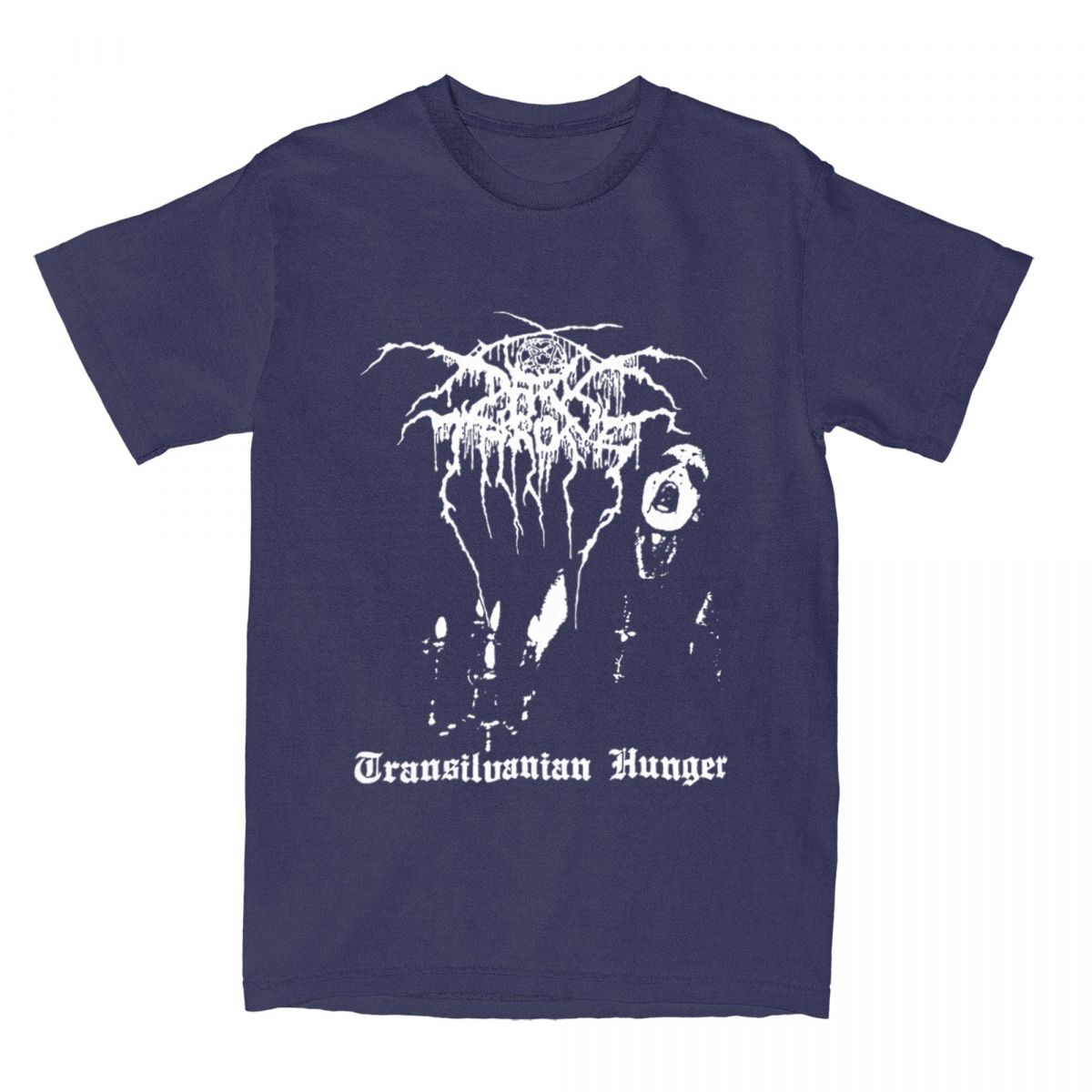 

Unisex Women Black Metal Band Darkthrone Shirts Apparel Funny Cotton Transilvanian Hunger T Shirts Top Tee Clothes Adult 4XL