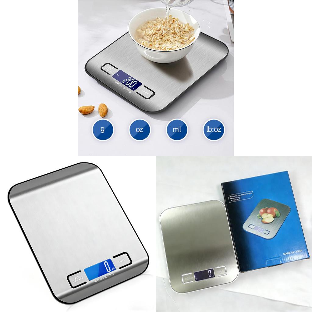 Electronic Kitchen Scale With Auto Shutoff And Overload Protection For Baking And Coffee Use