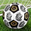 1PC Lion Majesty Royal Crest Soccer Ball Size 5 Football Machine Sewn Indoor/Outdoor Universal Football S96