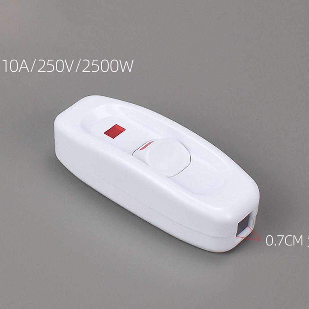 

Міцний шнуровий перемикач Відчуття Старомодні кнопки Маленькі вентилятори білий