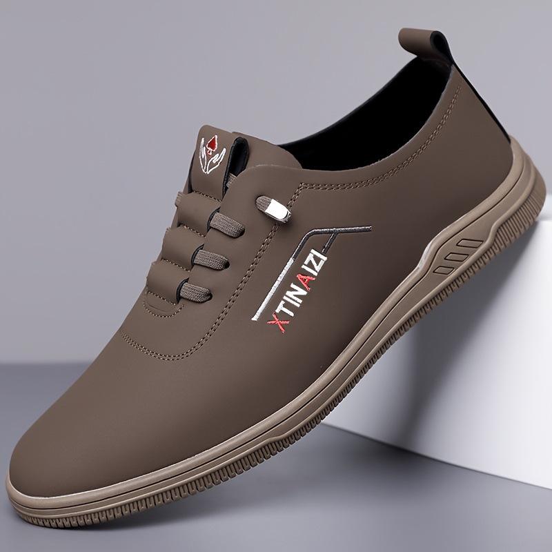 Soft Leather Men's Shoes Soft Sole Men's Business Casual Shoes One Pedal Hundred Tower Light Beanie Shoes Dad Shoes Men's Shoes