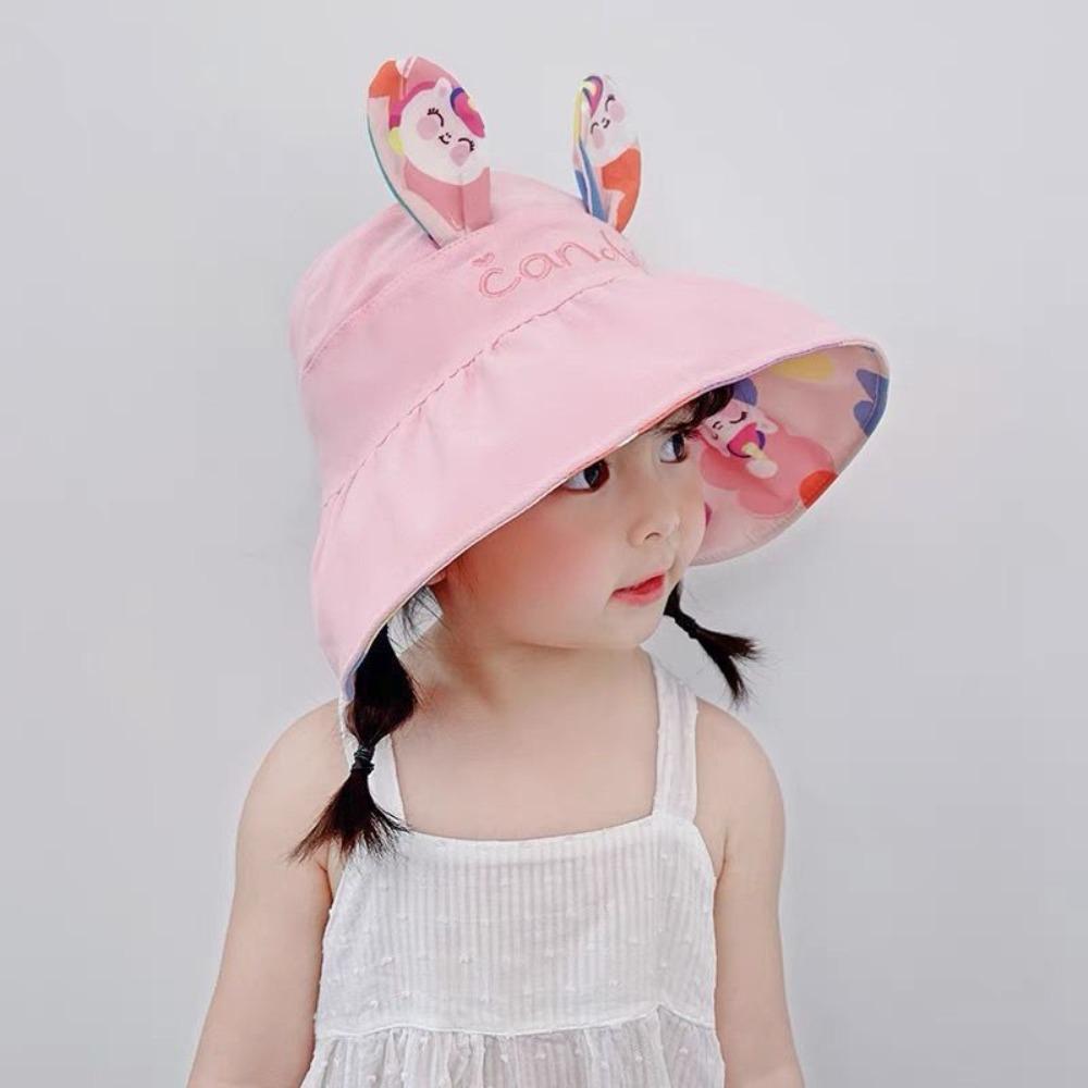 

Large Brim Empty Top Hat Sun Protection Neck Protection Caps Versatile Children s Caps Travel