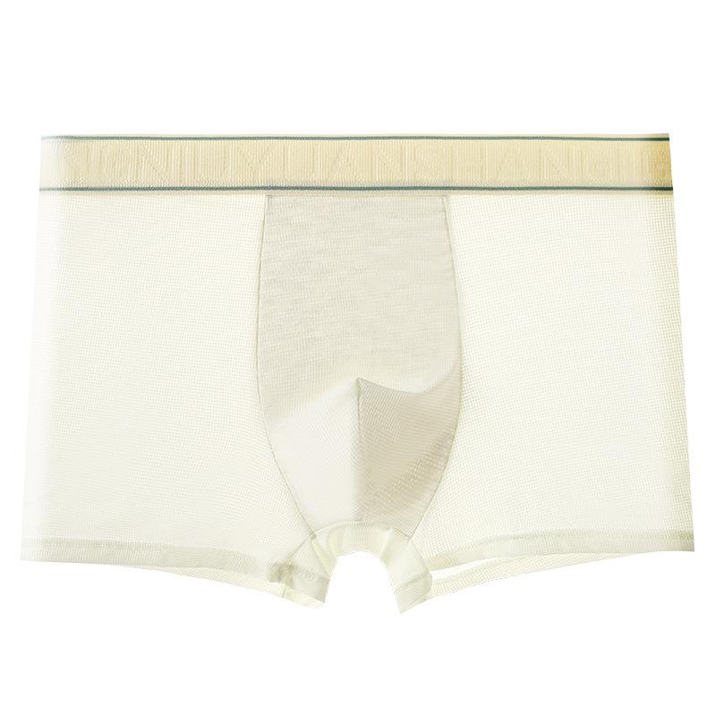 10A Men s Antibacterial Quick-Dry Ice Silk Boxer Briefs - Breathable, Comfortable, Thin, Plus Size Available XXXXL