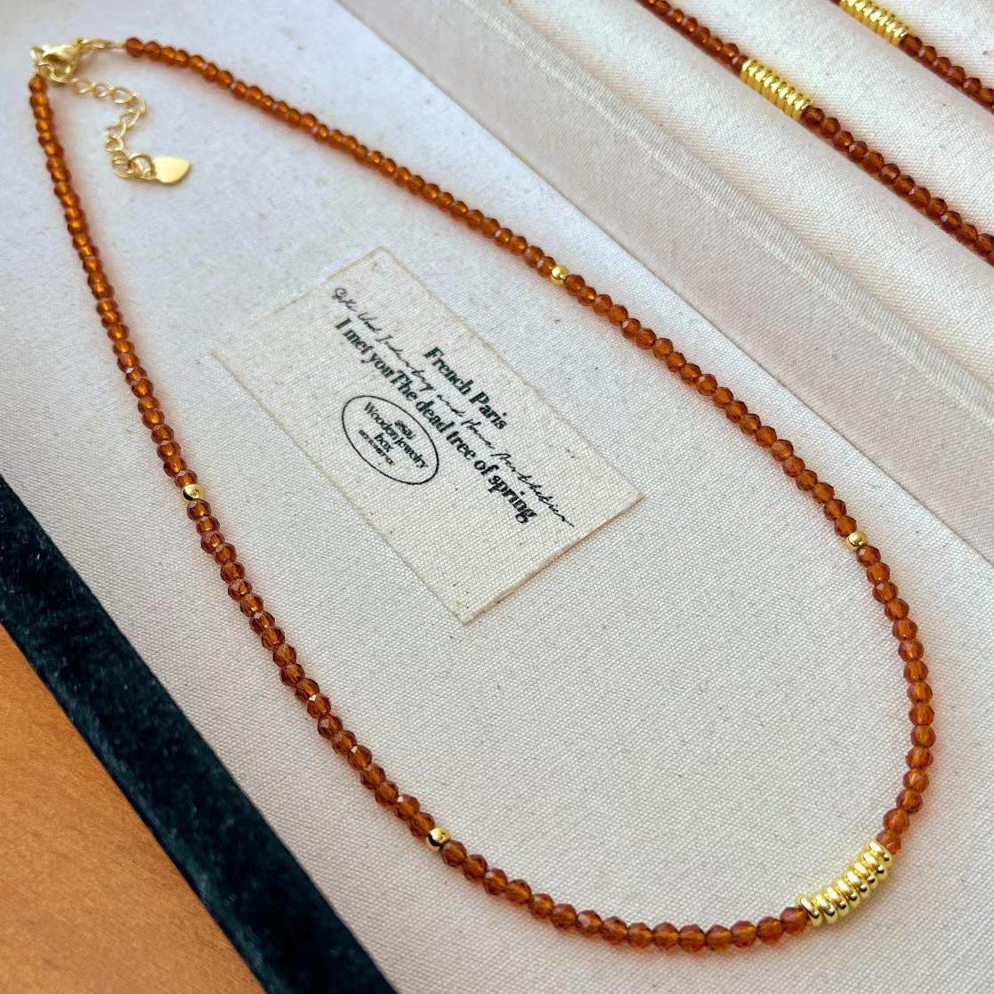 

Maillard Wind Simulation Fanta Orange Clavicle Chain Atmosphere Necklace Necklace