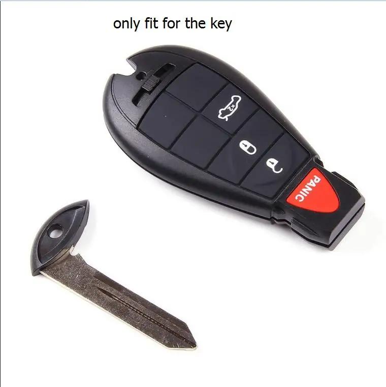 Silicone Car Key Case Cover  For Dodge Ram 1500 2500 3500 4500 Fobik Chrysler Magnum Challenger Charger 4 Buttons Key Covers
