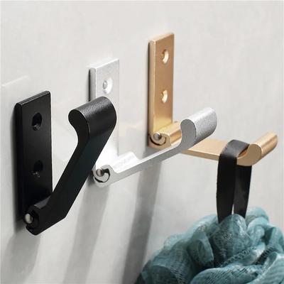 Klappbare Mantelhaken Wandhaken zum Aufhängen von Mänteln Handtuchhaken Beschläge Hochbelastbare Aluminiumlegierung Kopfhörerhalter Haken KTY
