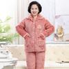 Women's Winter Thick Coral Fleece Padded Pajama Set