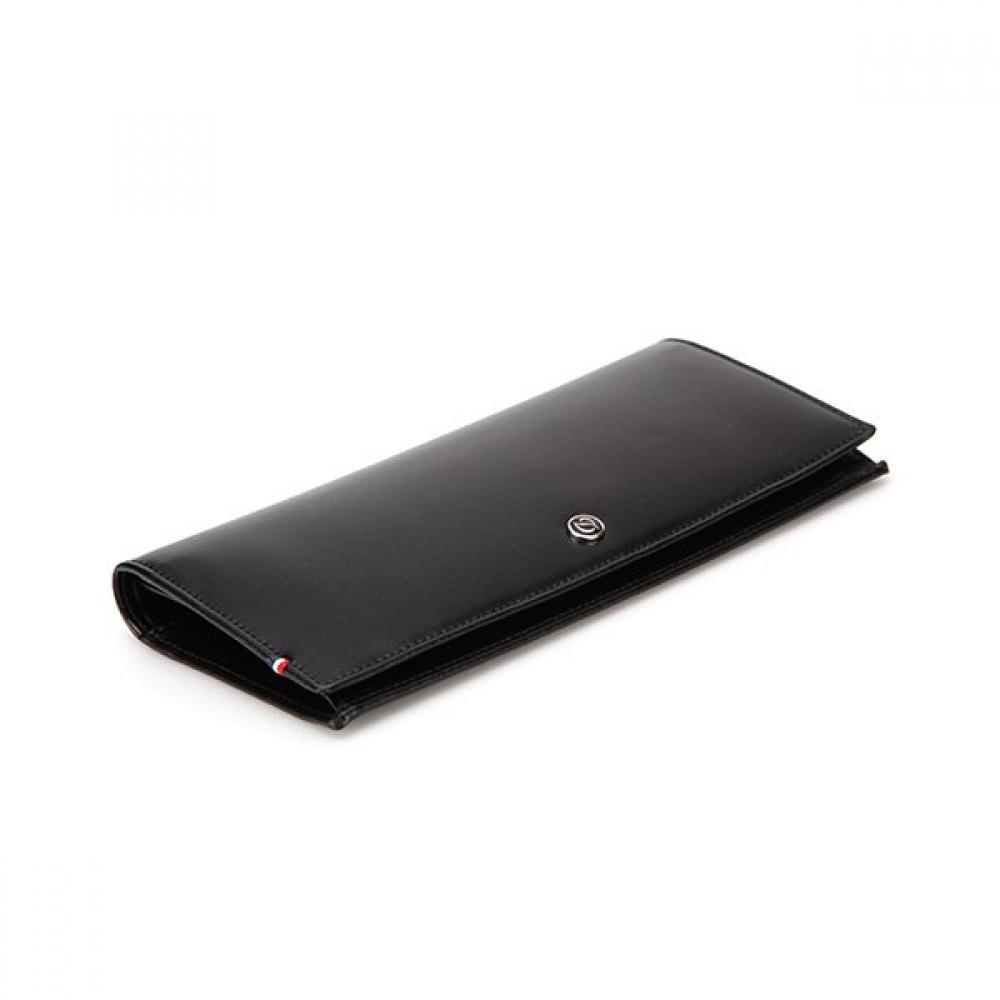 S.t. Dupont Line D Long Wallet Black Color Ci180045z