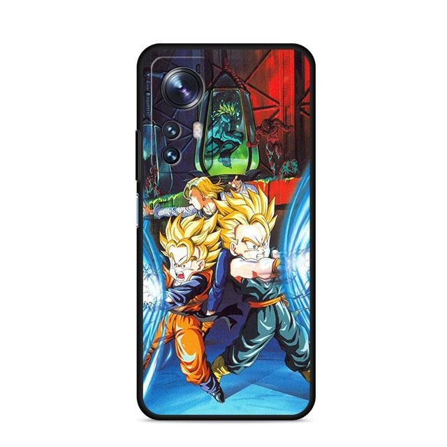 Dragon G-Gokus Handyhülle für Xiaomi Mi A2 Lite 10S 9T 10T 11T 9 SE Note 10 Pro 12X 11 Lite 10 5G 12 Silikon Schwarz Weiche Hülle