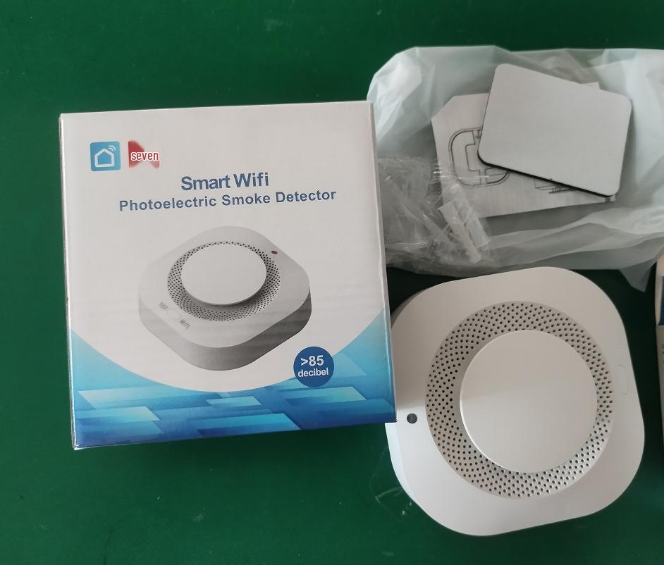 Умный дымовой извещатель Tuya: Graffiti Zigbee/WiFi - Беспроводная пожарная сигнализация