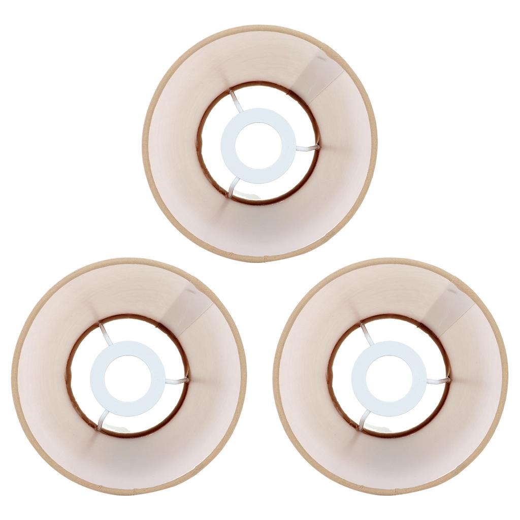 3pcs Cloth Fabric Lampshade Innovative E14 Intervention Type Modern Fabric Lampshade Dust Cover for