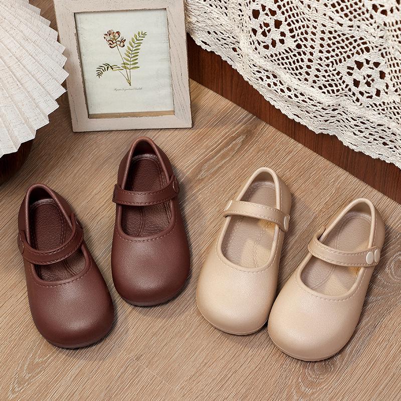 Girls' EVA Princess Shoes: Cute, All-Season School Style Moccasins with Soft Soles for Toddlers