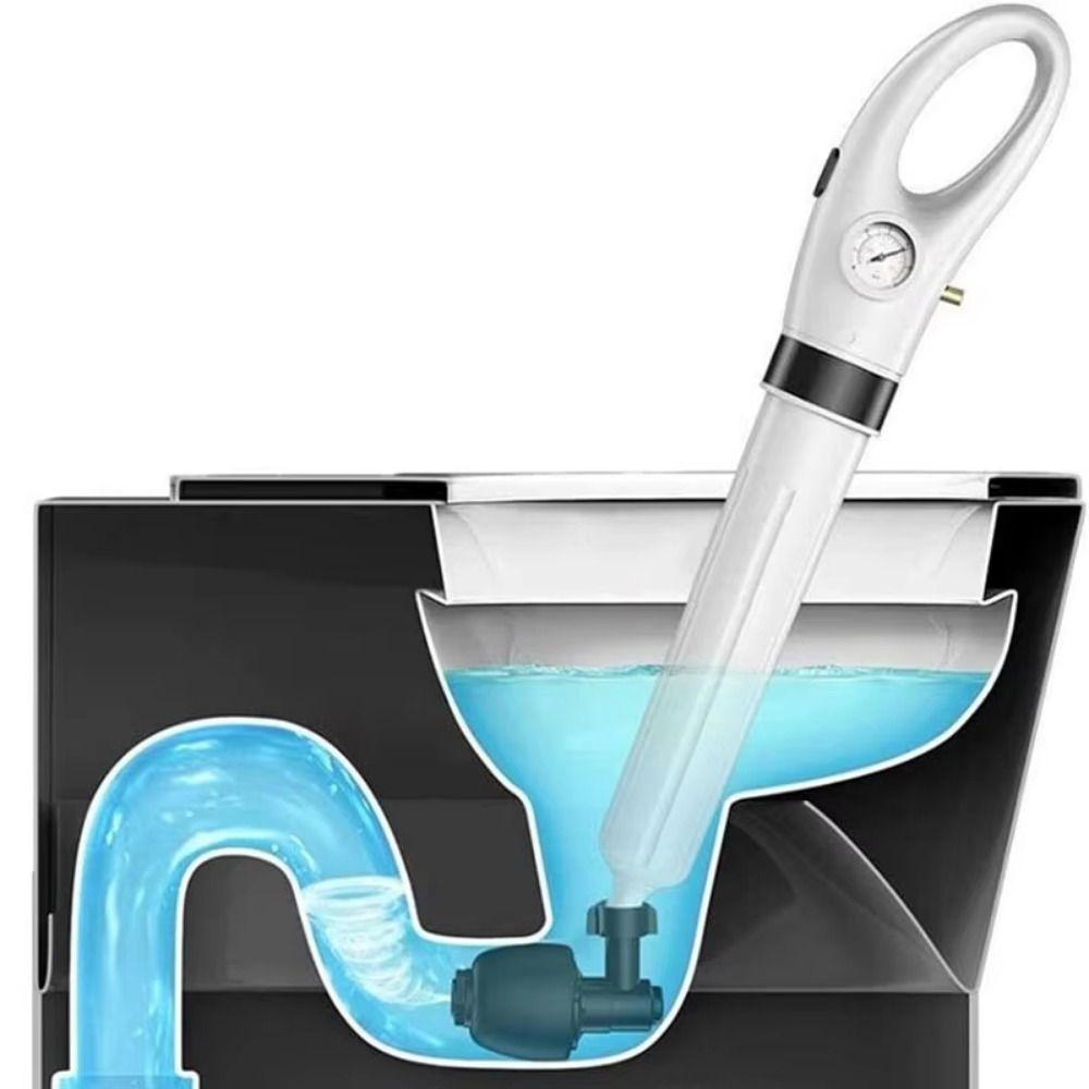 With Barometer Dredge Clog Remover High Pressure Sewer Dredging Device  Bathroom Accessories