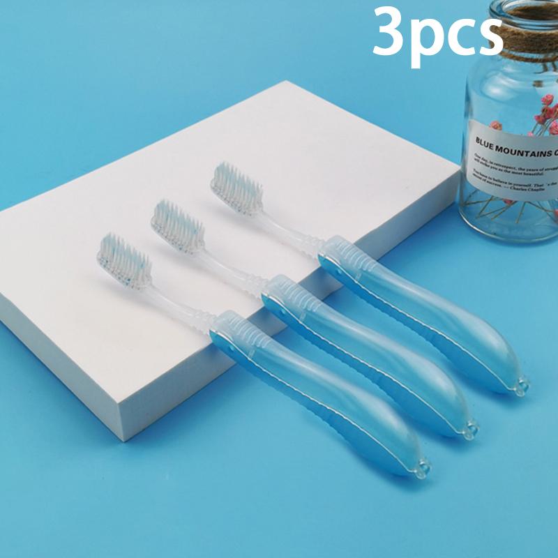 3/5/10Pcs Hygiene Oral Portable Disposable Foldable Travel Folding Toothbrush Brush Tooth Cleaning Tools