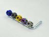 Kuroobaa Titanium Car License Plate Bolts Anti-Theft Screws with L Wrench M6*15mm Set of 4 (Rainbow)
