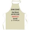 Planetee Kitchen Apron Gwenaëlle It Doesn't Exist | Original Humorous Gift for Cook Protective Clothing Blouse