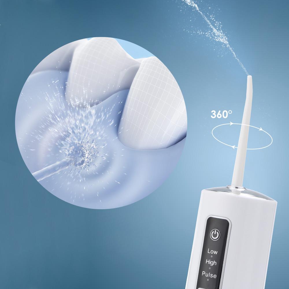 Portable Irrigators Electric Oral Irrigator Foldable Dental Water Jet Flosser USB 3 Mode Portable Water Jet Floss Tooth Pick Waterproof