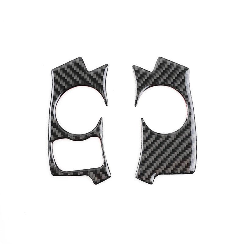 For Lexus IS250 NX200 200t 300h 2013 2014 2015 2016 2017 2018   Car Carbon Fiber Inner Steering Wheel Button Trim Cover