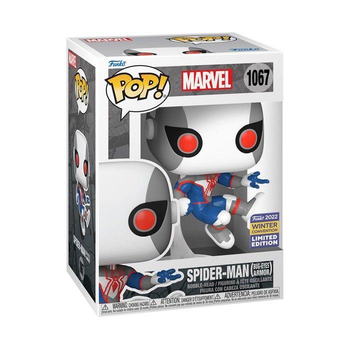 Funko pop! marvel: spider-man - spider-man (bug-eyes armor) (winter convention exclusive)