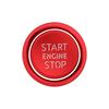Aluminum Alloy Car Engine Start Stop Ignition Button Ring Cover Sticker for Peugeot 5008 3008 408 508 2008 308 4008 Accessories