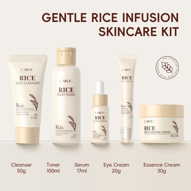 Set Illuminante e Idratante al Riso LAIKOU, Cura del Viso
