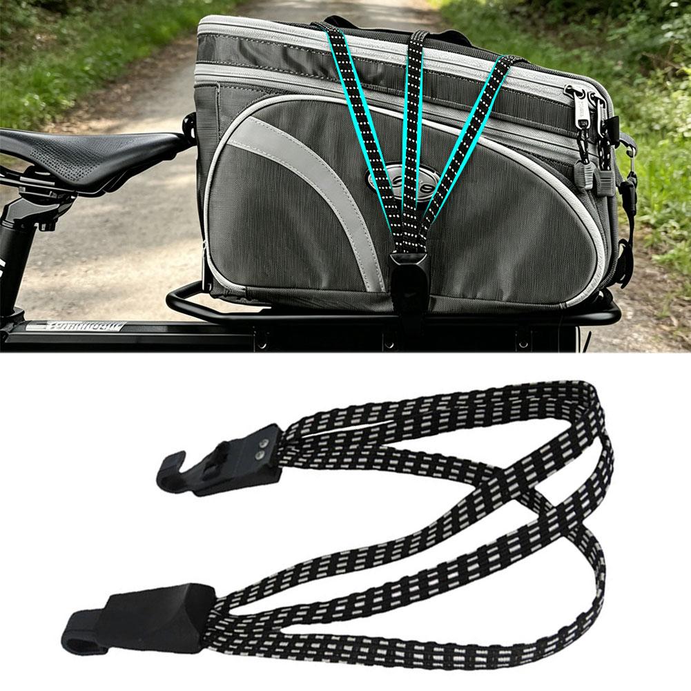 Fahrrad Gepäckseil Elastische Gepäckträgergurte Elastisches Gummi Band Schnalle Seilband mit Haken Mountainbike Tasche Zubehör