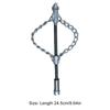 Flex-Shaft Sewer Descaling Chain Stainless Steel Pipe Maintenance Tool Spring Oil Plugging Pipe Dredger for Pipeline Blocks