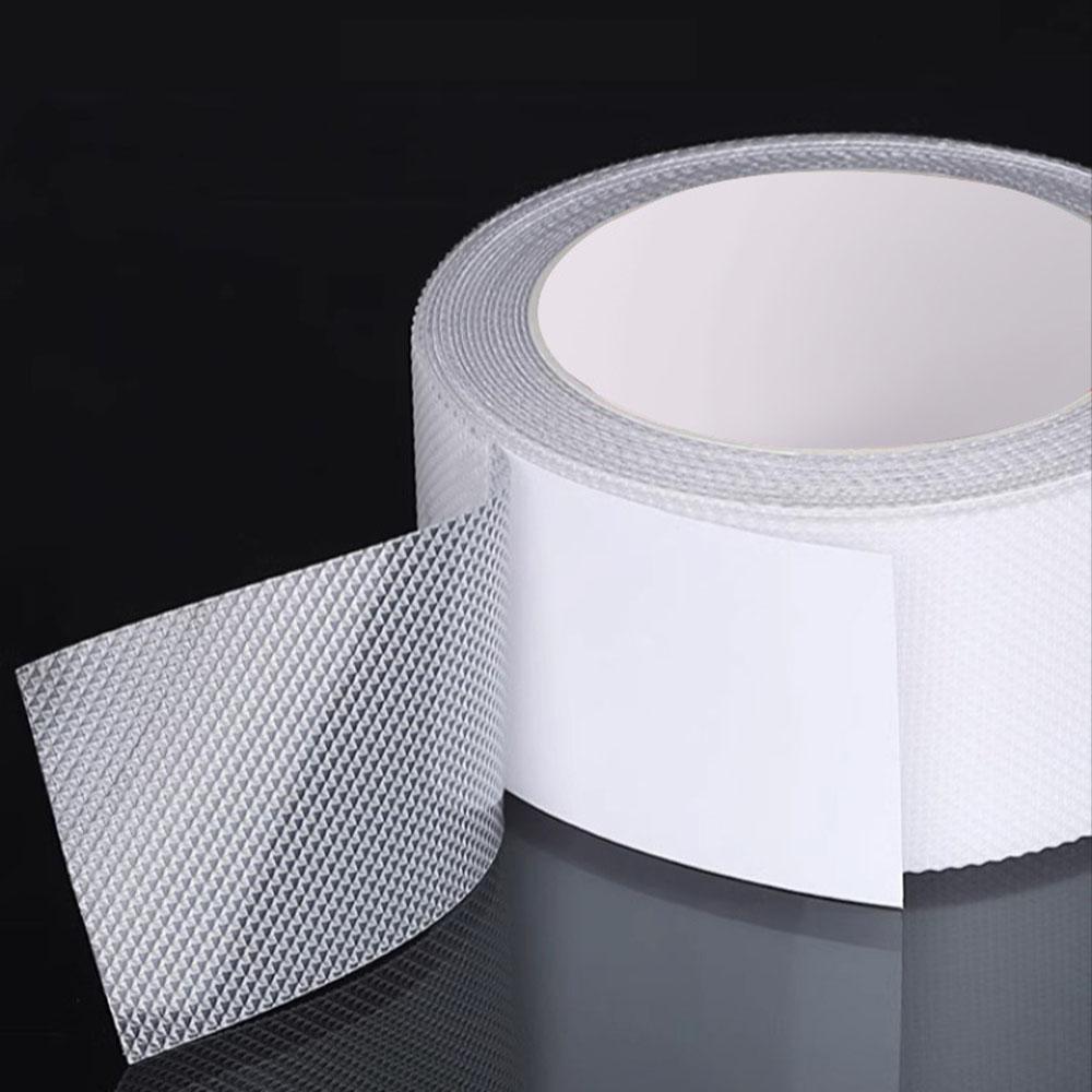 Transparent Bathroom Anti Slip Adhesive Tape, Bathtub Anti Slip Strip, Wear-resistant and Waterproof PEVA Anti Slip Tape (White,33 m&customize&48MM) белый