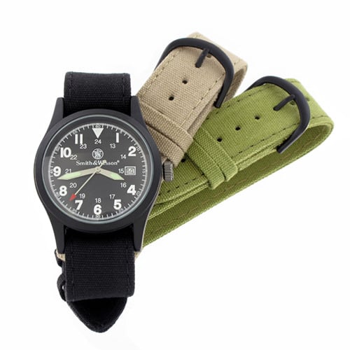 [ROTHCO] ROTHCO SMITH & WESSON Military Watch Set Black 4321 FREE