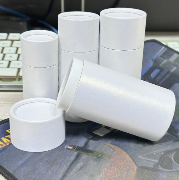 50pcs Kraft Paper Box Paper Cardboard Package Boxes For Perfume Oil Bottle Packaging Paperboard Container Box Cardboard Tube Box inner 6.7x2.7cm 10ml