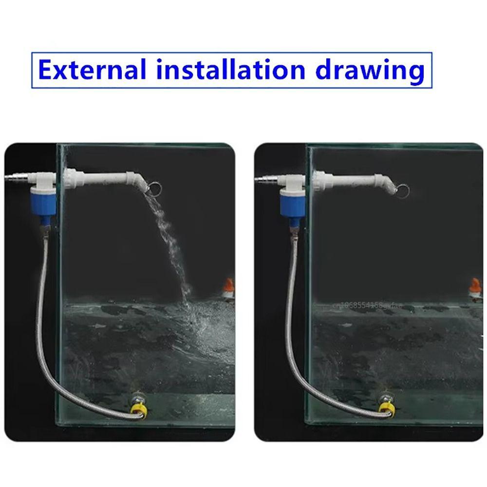 1Pcs Straight-Through Floating Ball Valve Inside Plug-in Male Thread Water Level Control Valve 1/2" 3/4" 1" Tank Valve