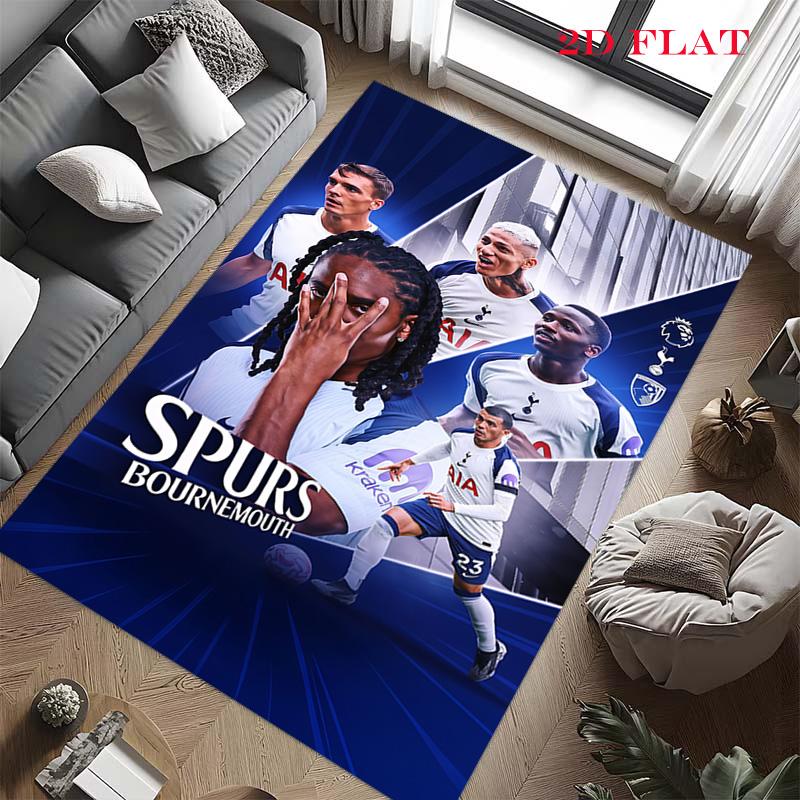 The Spurs Team Carpet Rug for Living Room Bedroom Home Sofa Decoration,Kids Play Nonslip Floor Mat
