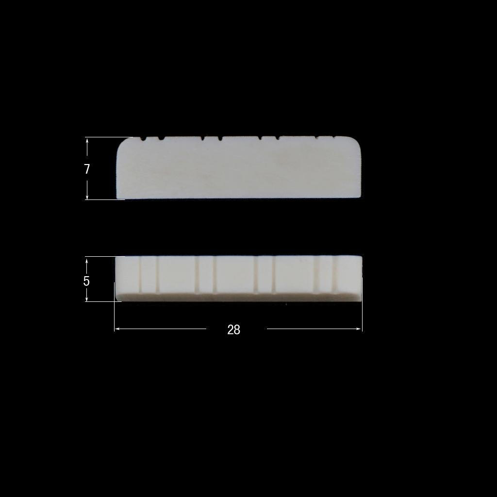1 Stück Mandolinen-Sattelrohling Für DIY-Teile 28x5x7mm