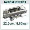 1pc Tailgate Handle w/wo Keyhole Chrome for Isuzu D-Max 2002-2011 Holden Colorado RC 2008-2012 Left Hand Driver 8980792320