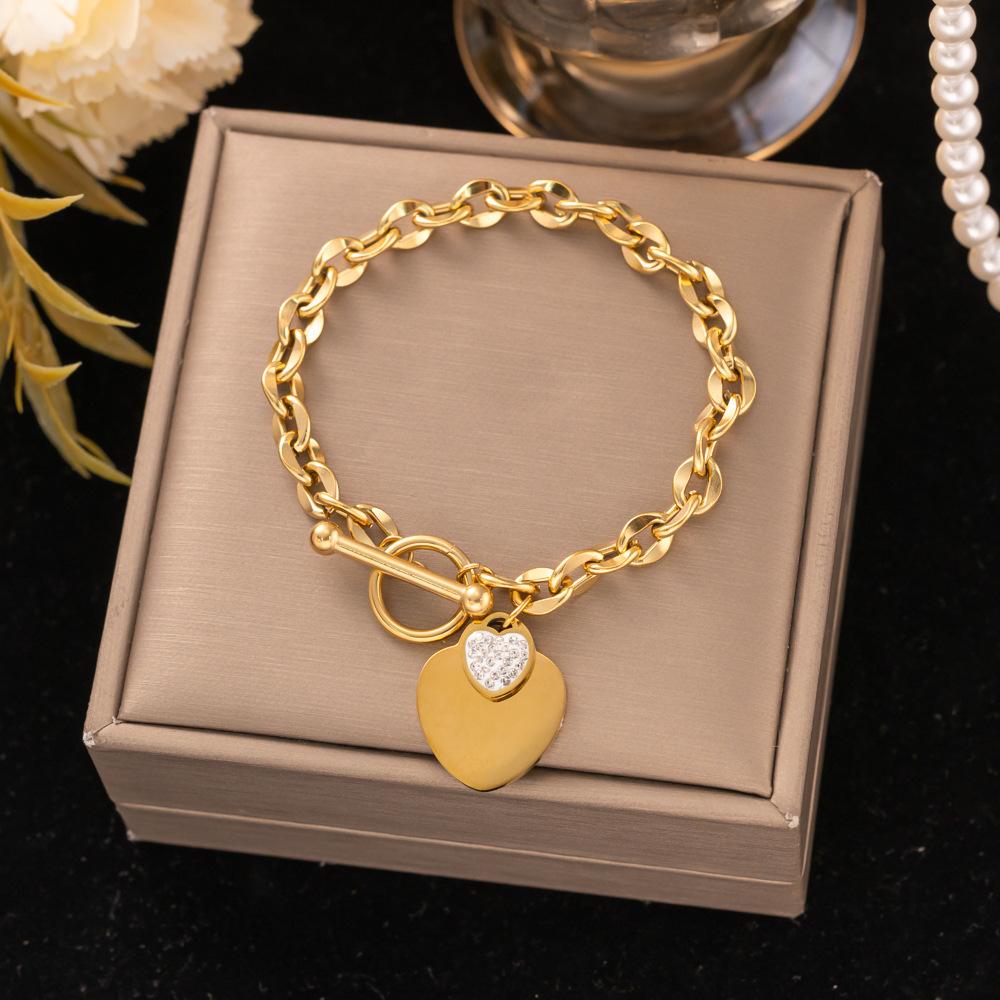 Fashion Titanium Steel Bracelet Never Fade Elegant Durable Jewelry for Women Men Unisex