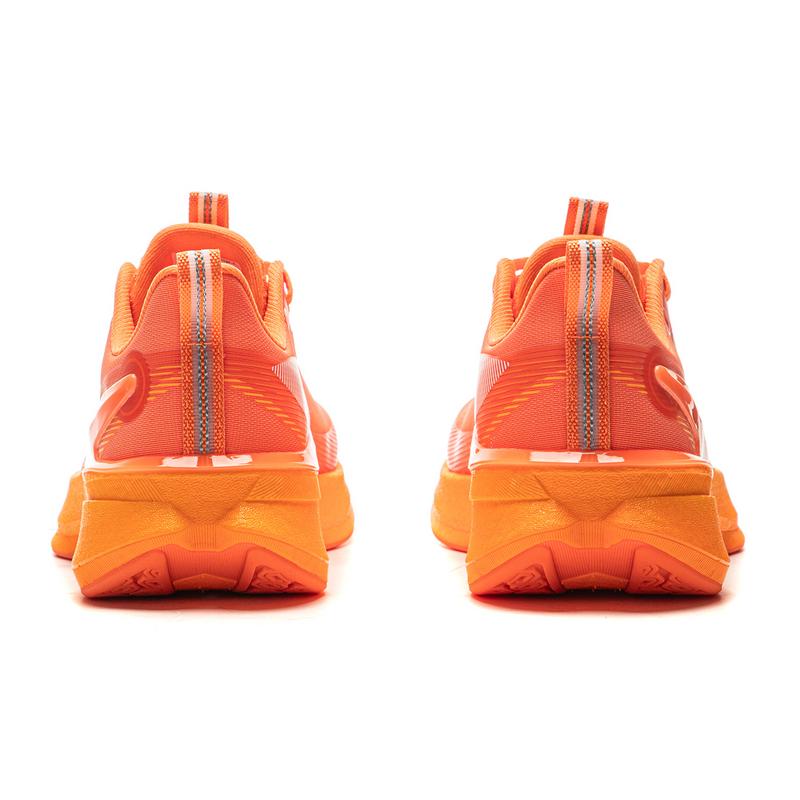 Li Ning Kids Running Rabbit 8 Pro Simple Versatile Non-Slip Durable Low-Top Running Shoes Men Running Shoes Fluorescent-Apricot-Orange YKFV128-1