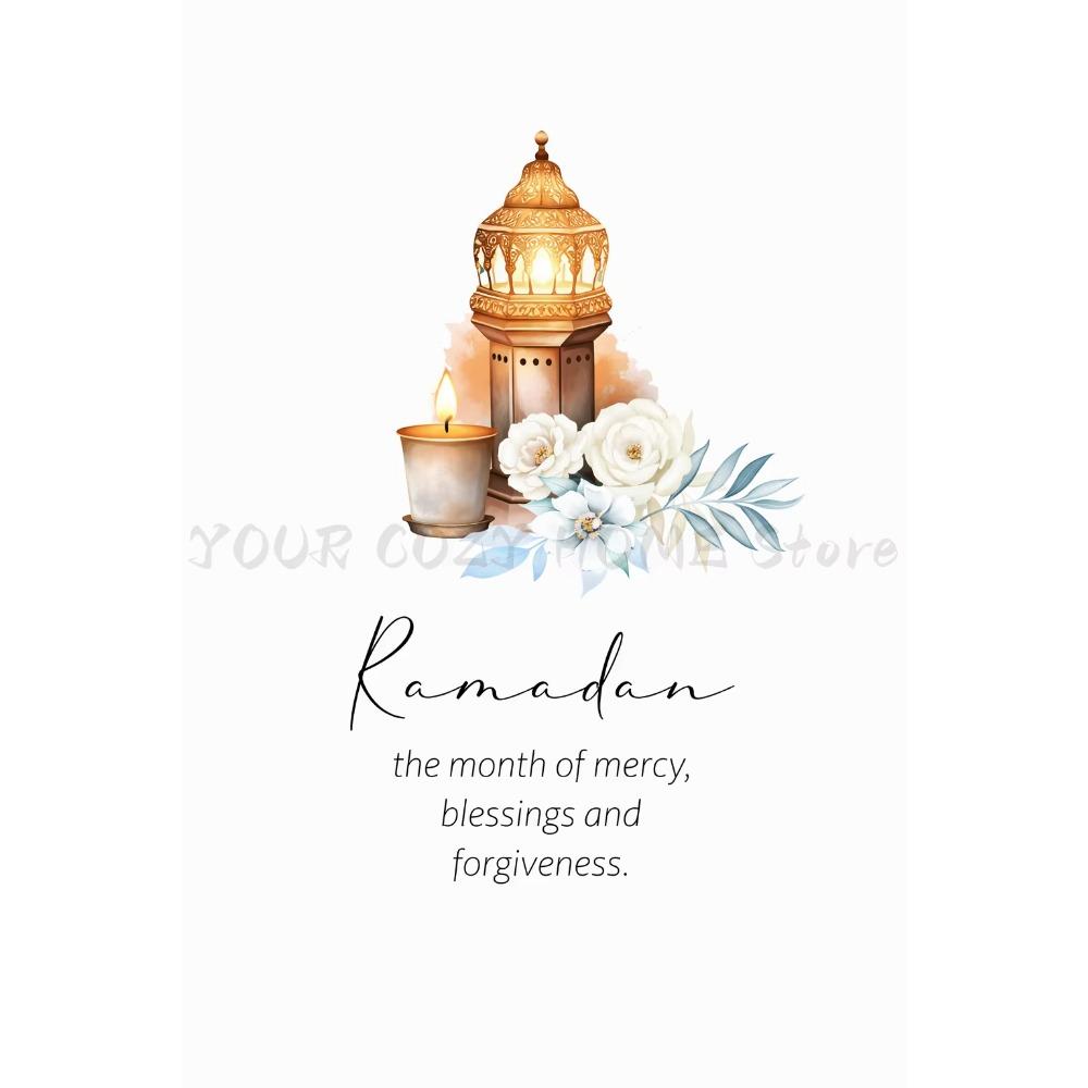 Islamic Grand Mosque Architectural Art, Sacred Holy Place Canvas Print, Muslim Home Wall Decor Prayer Room Ramadan Eid Gift