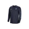 Dri Fit T Shirts Men's Dark Blue Crew Neck Moderate Straight Fit FB3483-419