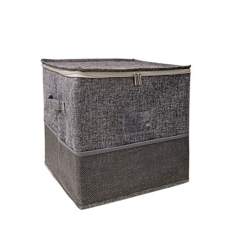 Playroom Toy Storage Bin With Play Mat and Side Handles, Fabric Basket for Kids Daily Pickup Bedroom Storage and Indoor Use Each Day