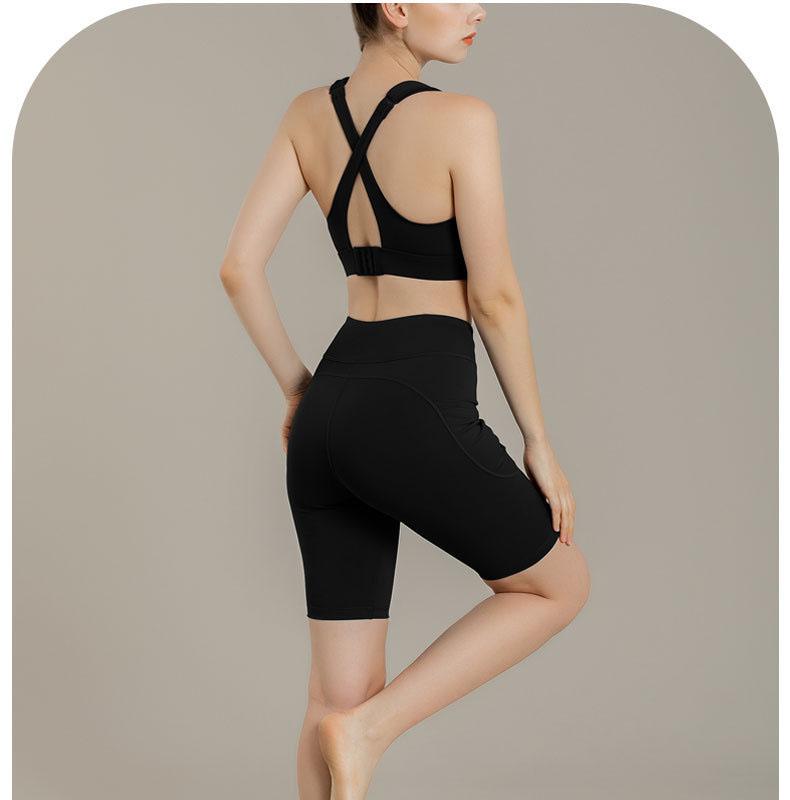 Large Size Women Adjustable Wide Strap Bra Wireless Brassiere Gathered Push Up Underwear Shockproof Sport Yoga Vest Cross Back Bra