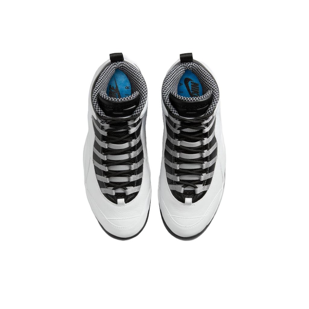 Air Jordan 10 Retro Steel 2025 Men Sneakers White Black Light-Steel-Grey HJ6779-104
