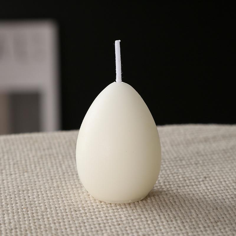 Minimalist Cool Style Eggshell Aromatherapy Soy Wax Candle - Home Decor & Photo Prop