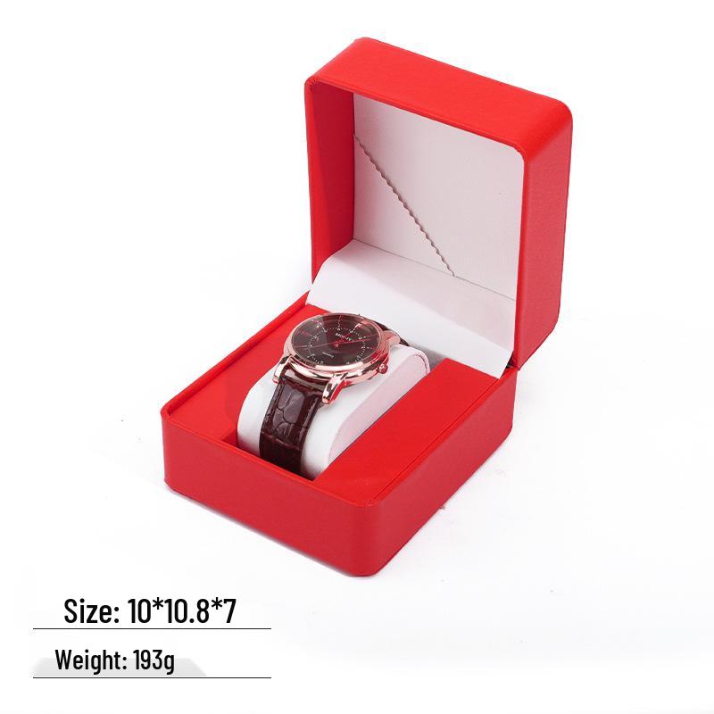 PU Watch Box: Flip-Top Display & Storage for a High-End Feel
