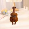 Musical Instrument Guitar Plush Key Rings Violin Guitar Plush Keychain  Car Key