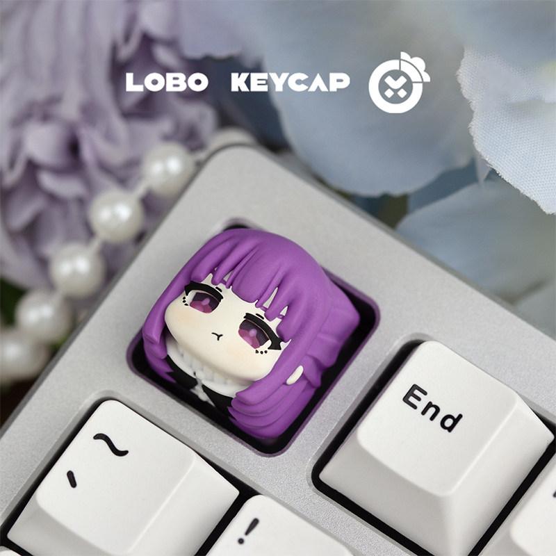 New Anime Frieren:Beyond Journey'S End  Mechanical Keyboard Resin Material Keycaps Esc  Peripheral Gifts